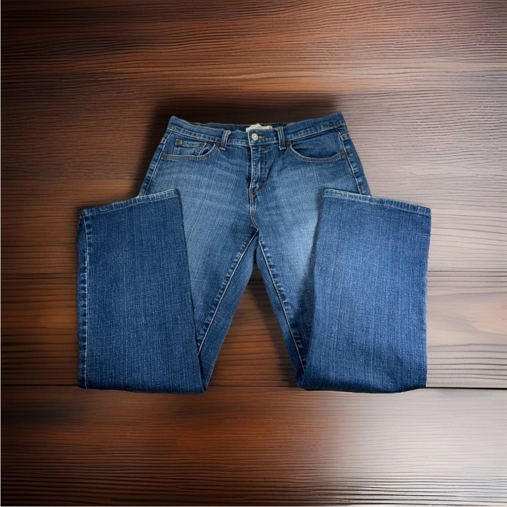 Levi's Women's Straight Leg Jeans in Deep Blue